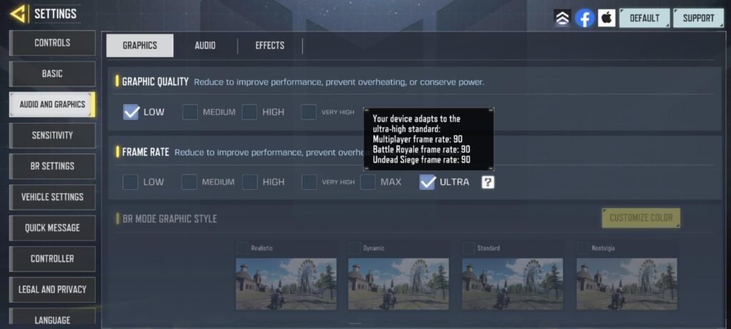 Why did CODM remove 120fps from my device (Poco X6 Pro)