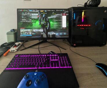 Just built my first PC and love PC gaming i used to play on series X what a difference