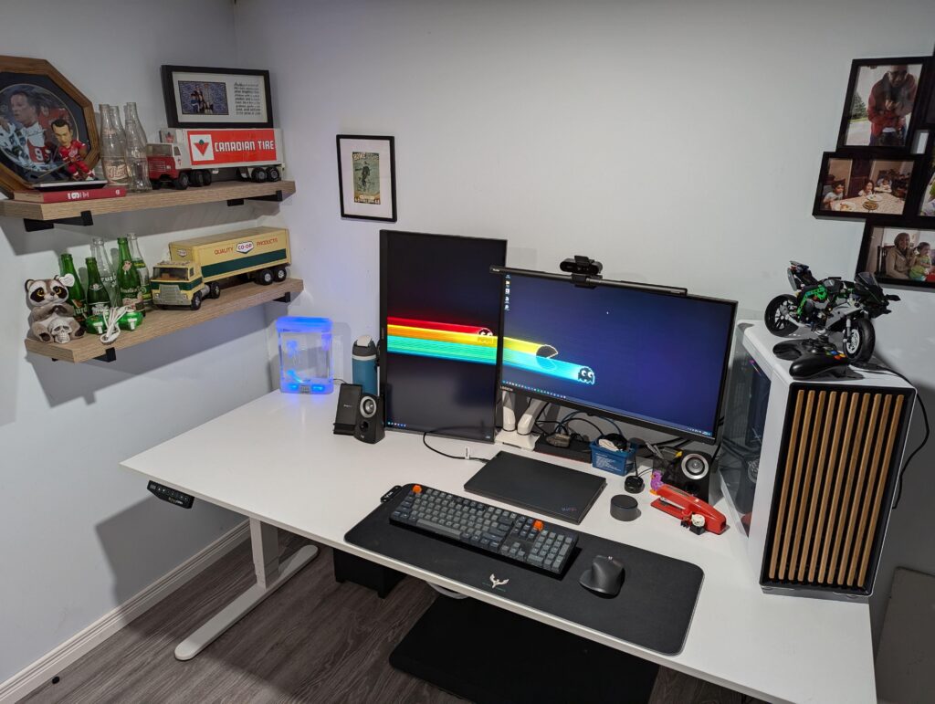 My setup for working and gaming, any suggestions?
