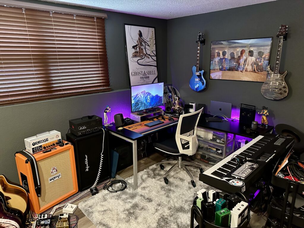My Studio and EVE Online Battlestation :)