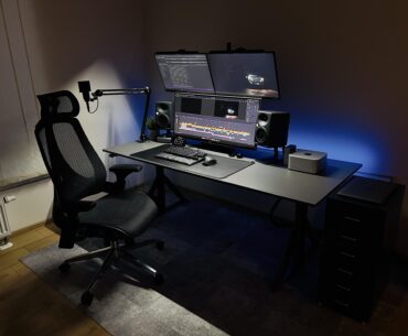 My editing station