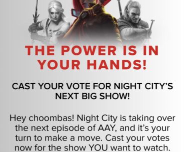 You can vote for the next show
