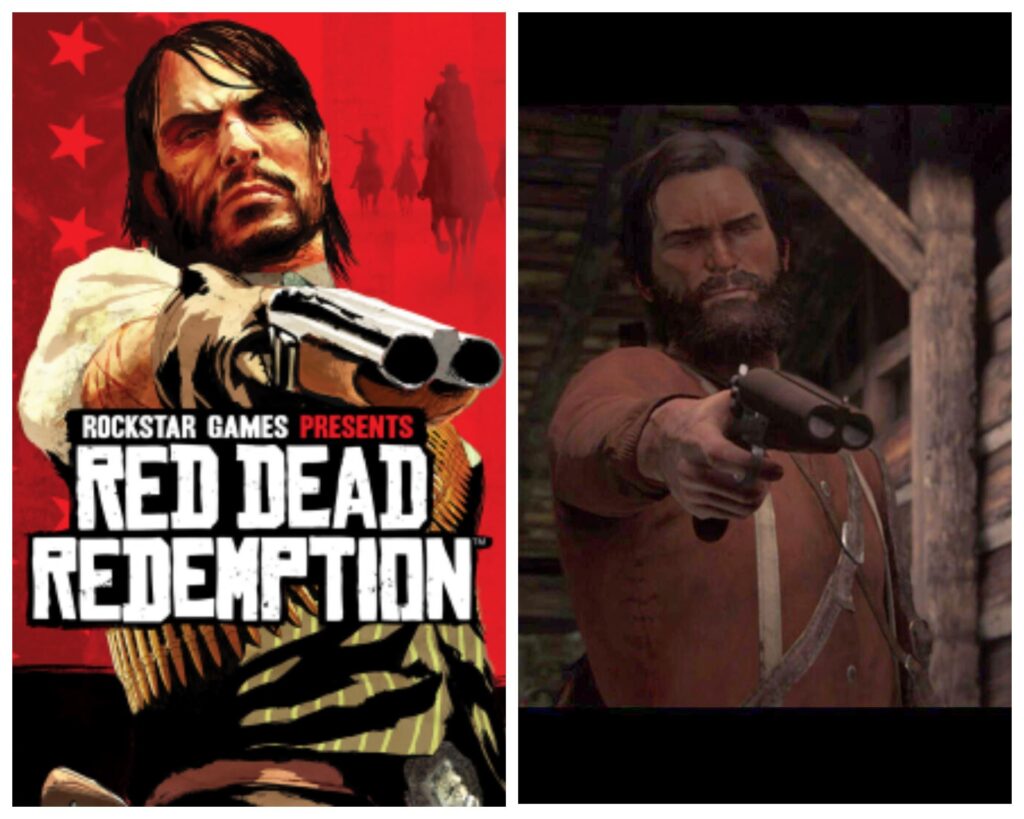 John's iconic RDR cover art brought to life in RDR2 was just perfect.
