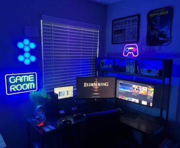 It’s a work in progress. But here’s my average battle-station.