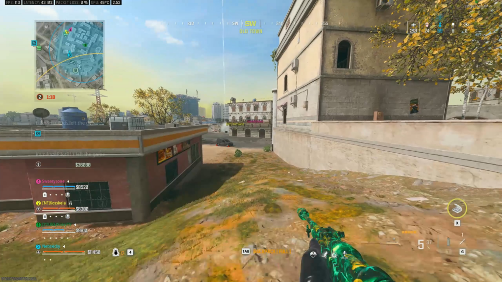 Iron sight kar is actually so much fun, managed to get collateral.