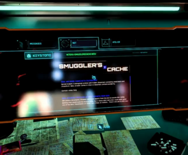 When the game is so realistic you have to close the windows to use the computer.