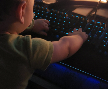 My son anytime he gets remotely close to my keyboard
