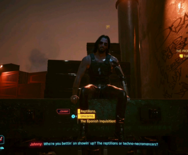 What's your favorite bit of dialog in Cyberpunk?