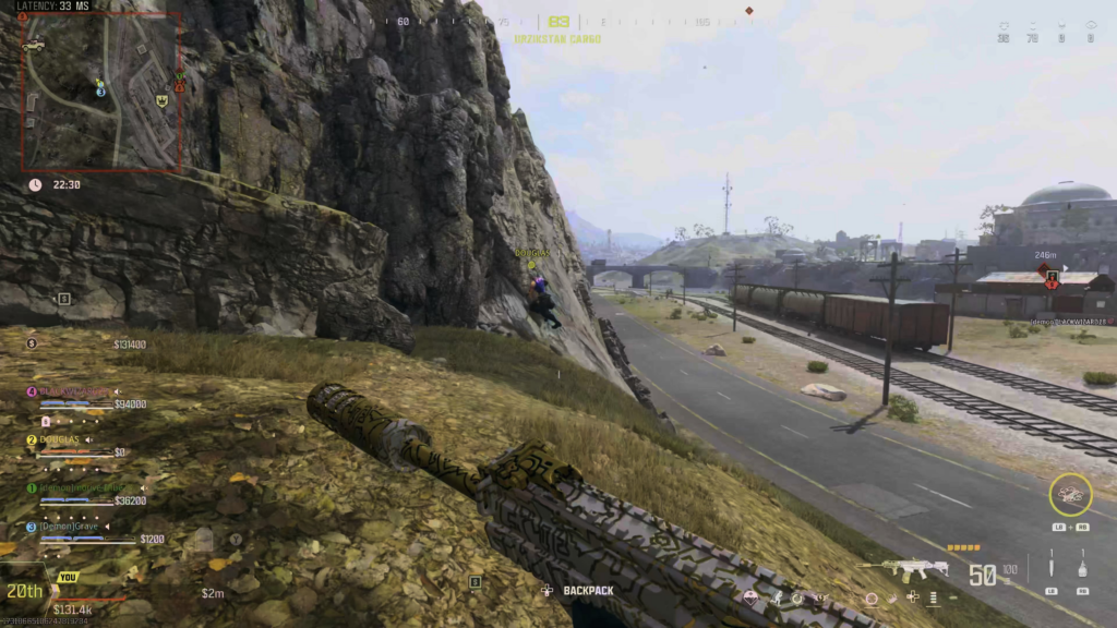 My teammate is on something