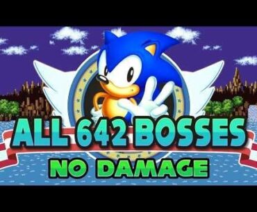 I beat every boss in the Sonic series without taking damage. All 642 of them