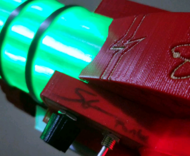 Real life Ray gun replica working
