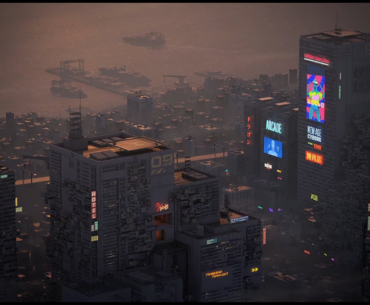 City shots we made for CyberCorp teaser
