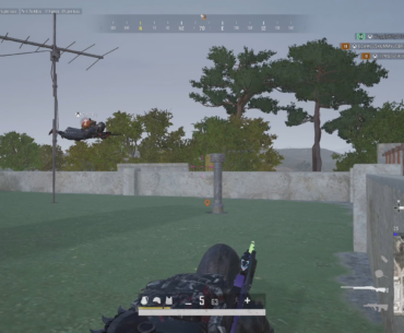 I lost it here. Couldn't stop laughing. PUBG just being PUBG.