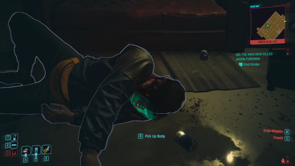 And on todays list of most disturbing bugs in Cyberpunk