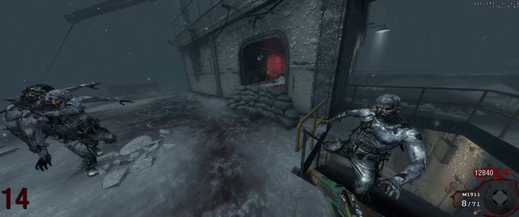 Hording them up - Call of the Dead [5and5 First Room mod]