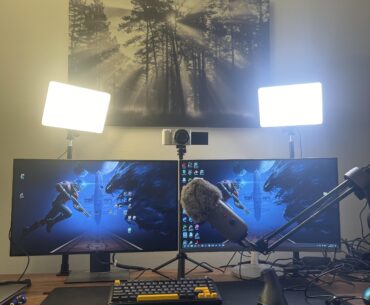 Current Desk Setup, I work in VR development.