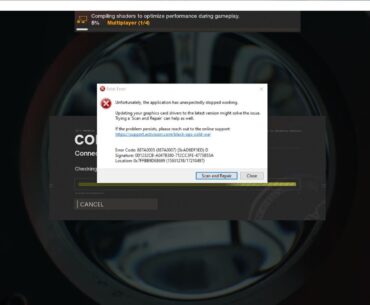 Showing error while playing.