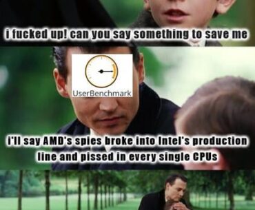 Userbenchmark trying to find a positive way to twist