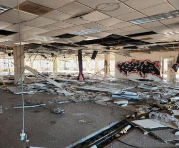 Real footage of ricochets office building