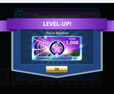 Reached lvl1000 in Spider Solitaire