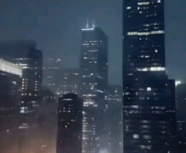 a rainy night in cybercago