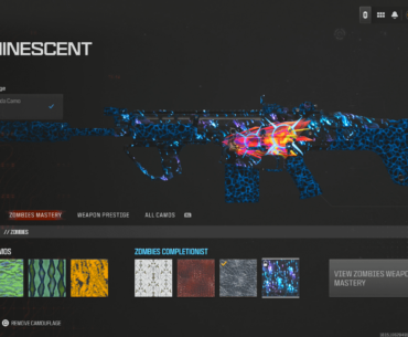 Bioluminescent unlocked but still doesn't let me equip it on the TAQ-V
