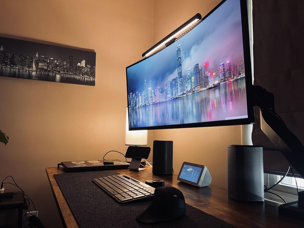 My budget station. I’m content for now but will eventually upgrade and add to it. Thoughts? (Plants are out of frame)