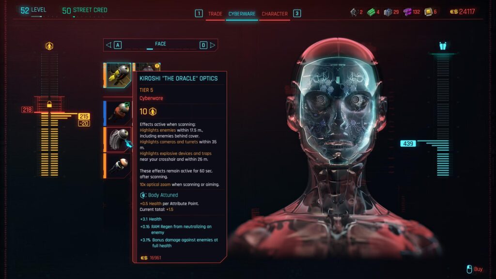 Which cyber gear would you choose?