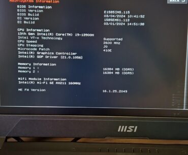 Help With MSI Click BIOS