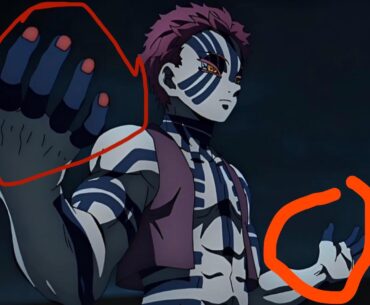 Why does Akaza have gorilla arms? Is he stupid?