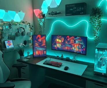 My new setup! Only took me 4 years to finally go to ikea lol.