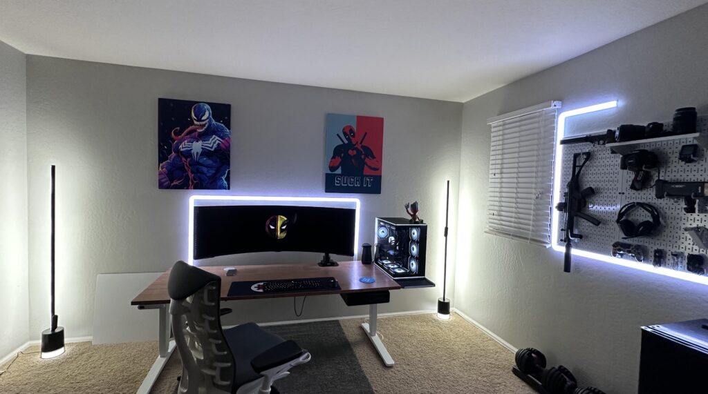 RGB Free, 1-10 on just white lights?