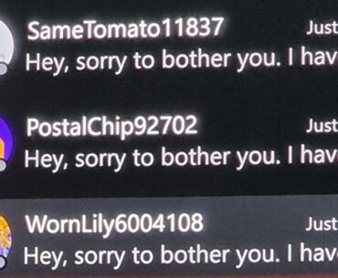 Xbox spam. All at the exact same time