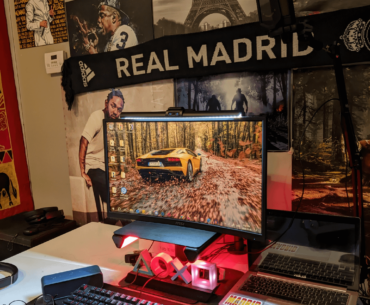 My humble workspace that I'm hopefully looking to improve with time