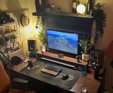 What do I do with a black space above my monitor?
