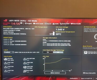 Why is my 14700K at 1.5 volts?