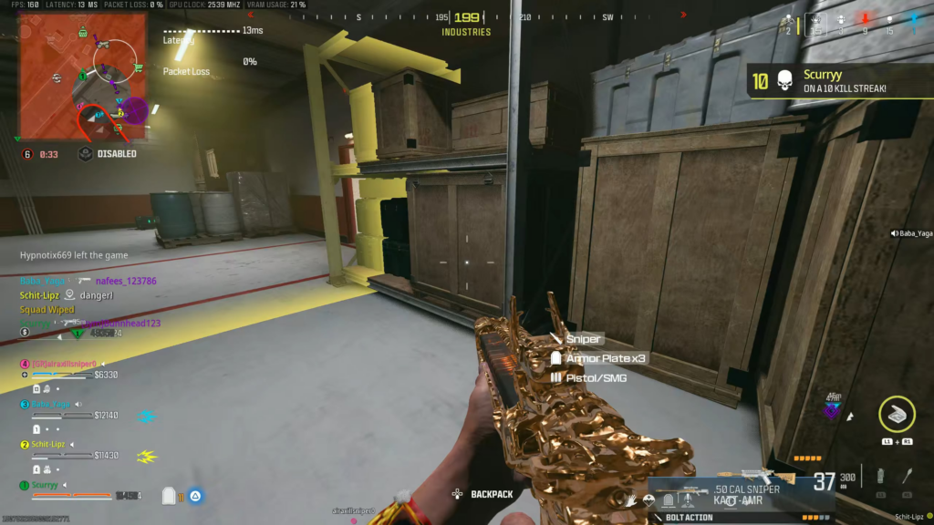 Not complaining for a change. Nice endgame clutch on Rebirth tonight.