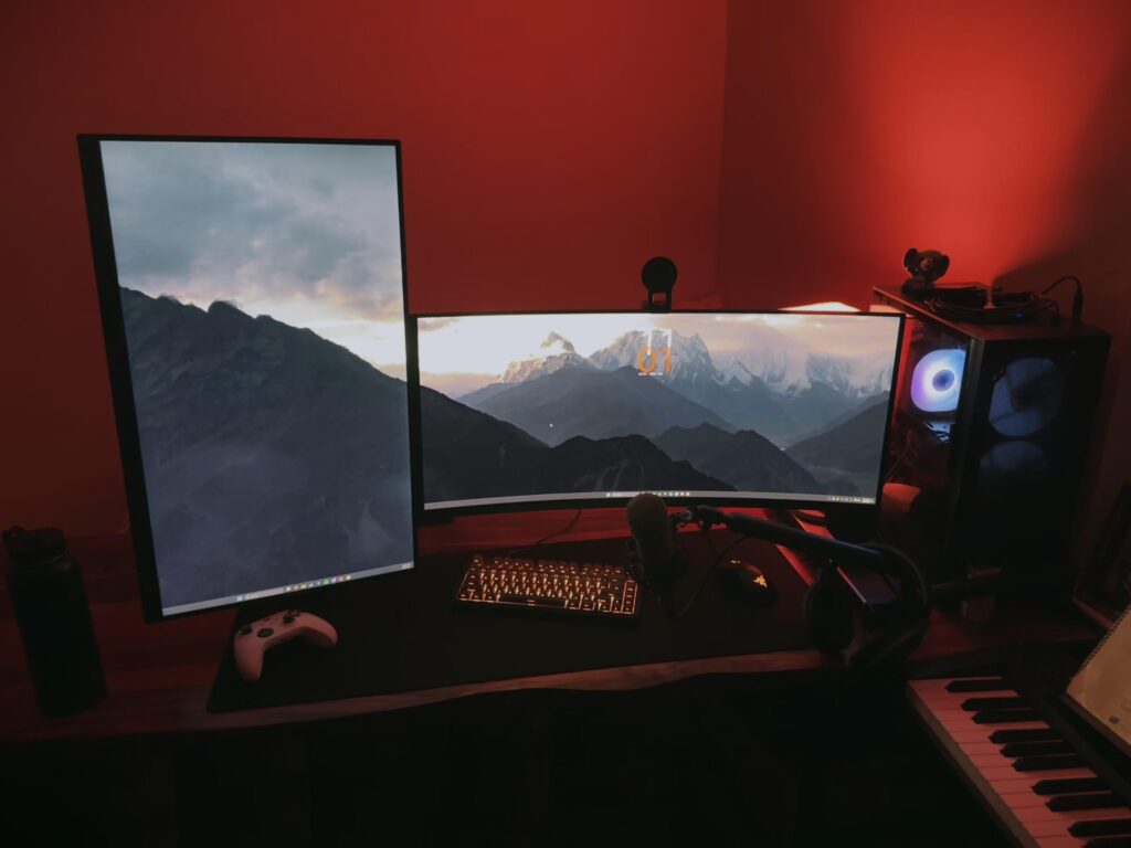 My cozy setup :)