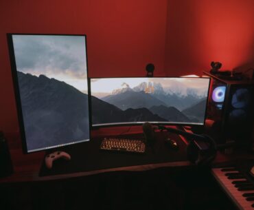 My cozy setup :)