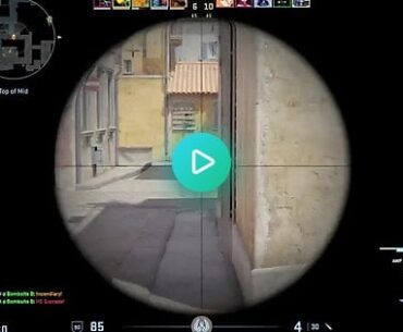 Awp Question. Why does this shot miss? What is the impact shown on the T's face mask and why does it not indicate a hit?