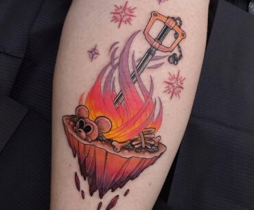 I got a Kingdom Hearts X Dark Souls Tattoo last week