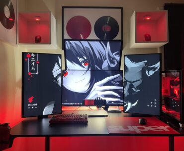 My ultimate red gaming setup