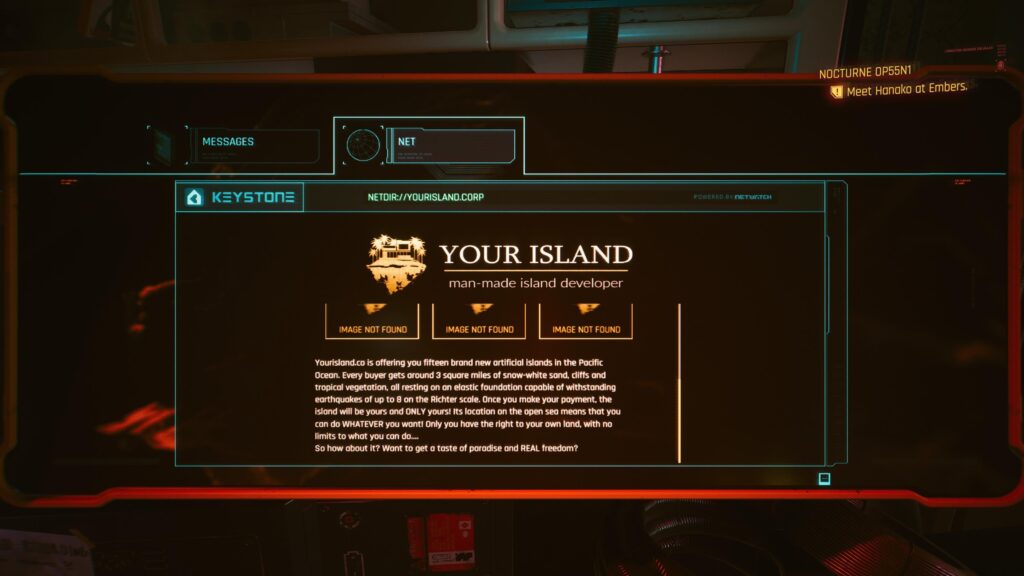 We should have been able to buy islands in game.