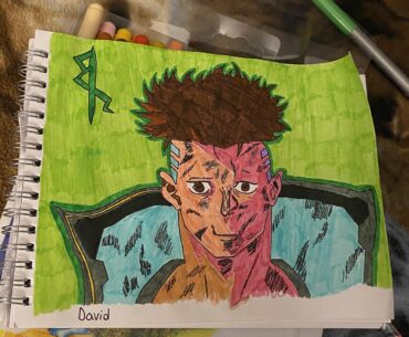First time drawing with markers