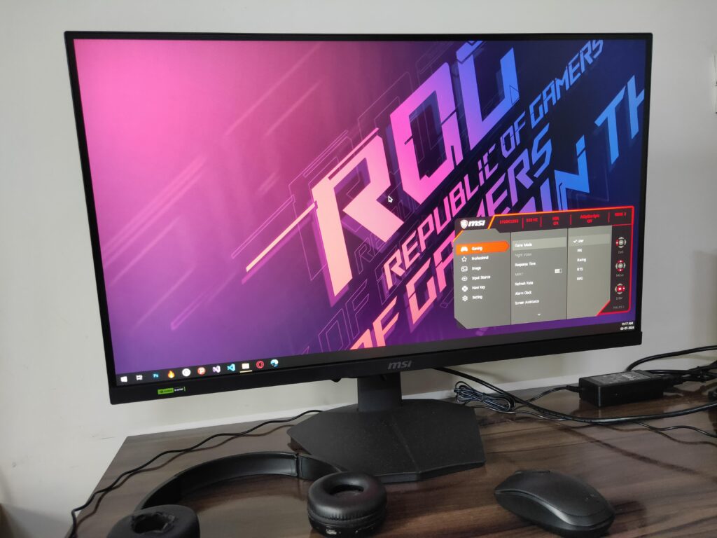 [Build Log] Got my new MSI G274F Gaming Monitor yesterday