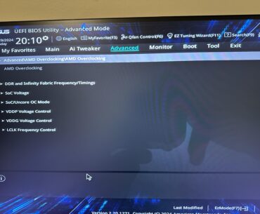 Undervolting AMD CPU help; adjusting PBO Power limits not available…