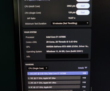 Are these scores good for a 14700k in Cinebench 24?