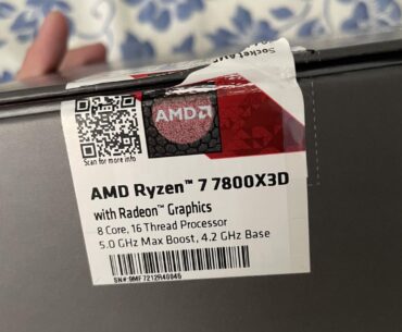 Ryzen 7 7800x3d stolen
