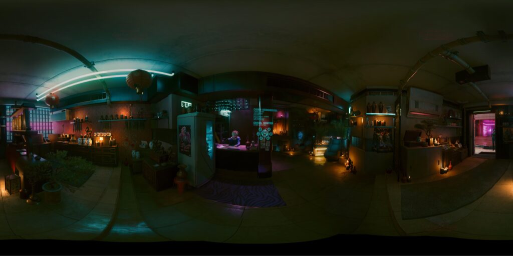 I Created a 360 Panorama in 8K for Cyberpunk - 360 view in comments