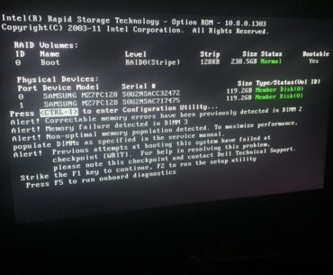 After being dead for 4 days, this is what my PC returned upon startup…